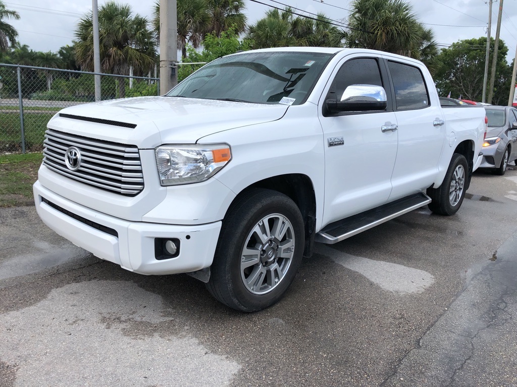 Pre Owned 2017 Toyota Tundra Platinum 4d Crewmax In Homestead